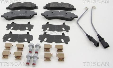 Triscan 8110 16031 - Kit de plaquettes de frein, frein à disque cwaw.fr