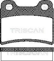 Triscan 8110 16165 - Kit de plaquettes de frein, frein à disque cwaw.fr