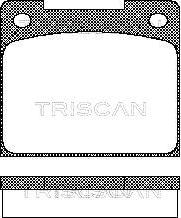 Triscan 8110 10424 - Kit de plaquettes de frein, frein à disque cwaw.fr