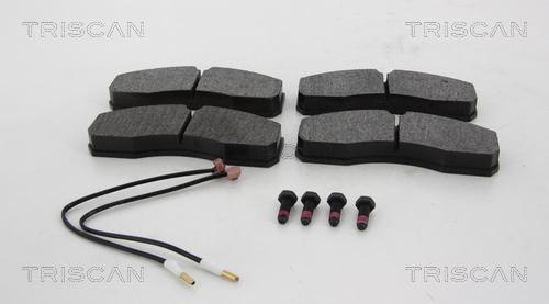 Triscan 8110 10595 - Kit de plaquettes de frein, frein à disque cwaw.fr