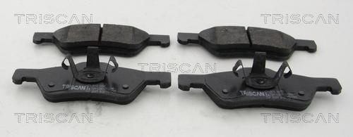 Triscan 8110 10597 - Kit de plaquettes de frein, frein à disque cwaw.fr