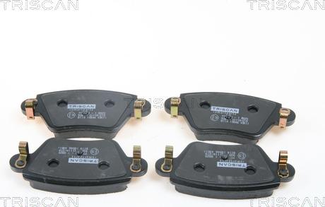 Triscan 8110 10546 - Kit de plaquettes de frein, frein à disque cwaw.fr