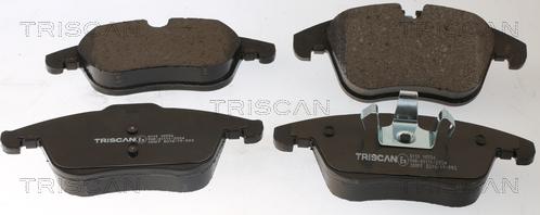 Triscan 8110 10556 - Kit de plaquettes de frein, frein à disque cwaw.fr