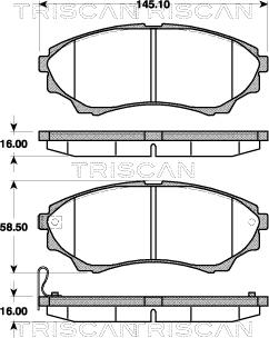 FTE 9001134 - Kit de plaquettes de frein, frein à disque cwaw.fr