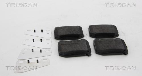 Triscan 8110 10586 - Kit de plaquettes de frein, frein à disque cwaw.fr