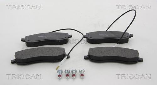 Triscan 8110 10581 - Kit de plaquettes de frein, frein à disque cwaw.fr