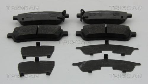 Triscan 8110 10578 - Kit de plaquettes de frein, frein à disque cwaw.fr