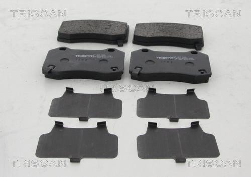 Triscan 8110 10606 - Kit de plaquettes de frein, frein à disque cwaw.fr