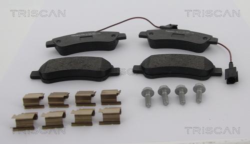 Triscan 8110 10608 - Kit de plaquettes de frein, frein à disque cwaw.fr