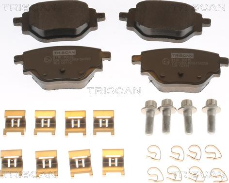 Triscan 8110 10615 - Kit de plaquettes de frein, frein à disque cwaw.fr