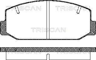 Nipparts J3602028 - Kit de plaquettes de frein, frein à disque cwaw.fr