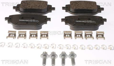 Triscan 8110 10122 - Kit de plaquettes de frein, frein à disque cwaw.fr