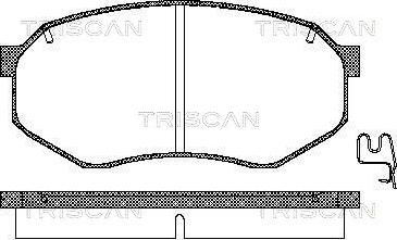 ATE 27.0460-2012.2 - Kit de plaquettes de frein, frein à disque cwaw.fr