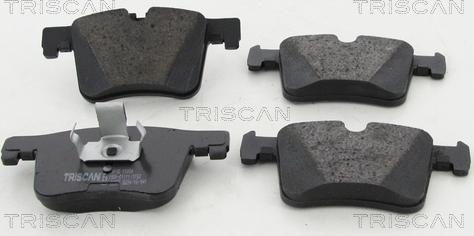 Triscan 8110 18025 - Kit de plaquettes de frein, frein à disque cwaw.fr