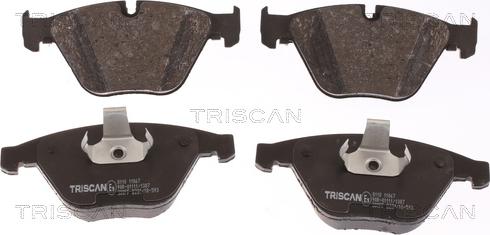 Triscan 8110 11067 - Kit de plaquettes de frein, frein à disque cwaw.fr