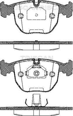 Triscan 8110 11006 - Kit de plaquettes de frein, frein à disque cwaw.fr