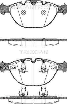 Triscan 8110 11011 - Kit de plaquettes de frein, frein à disque cwaw.fr