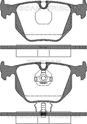 Triscan 8110 11013 - Kit de plaquettes de frein, frein à disque cwaw.fr