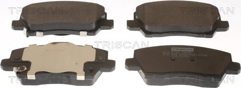 Triscan 8110 18034 - Kit de plaquettes de frein, frein à disque cwaw.fr