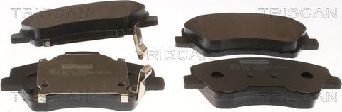 Triscan 8110 18036 - Kit de plaquettes de frein, frein à disque cwaw.fr