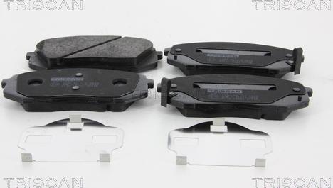 Triscan 8110 18024 - Kit de plaquettes de frein, frein à disque cwaw.fr