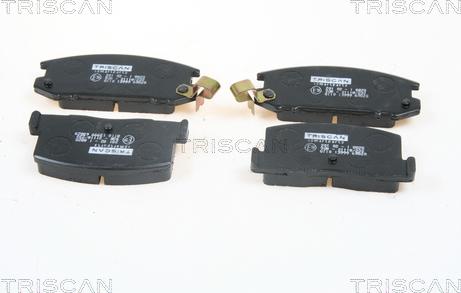 Triscan 8110 13999 - Kit de plaquettes de frein, frein à disque cwaw.fr