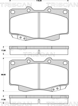 FTE 9001144 - Kit de plaquettes de frein, frein à disque cwaw.fr