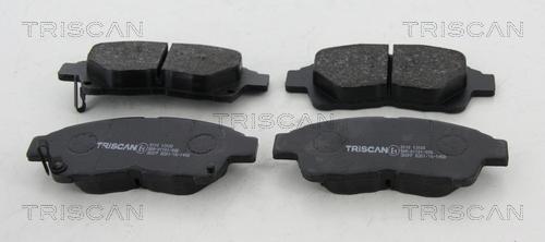 Triscan 8110 13100 - Kit de plaquettes de frein, frein à disque cwaw.fr