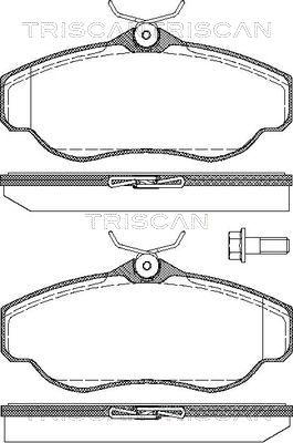 TRW GDB B115 - Kit de plaquettes de frein, frein à disque cwaw.fr