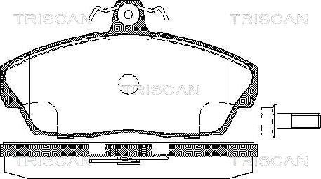 HELLA T5120 - Kit de plaquettes de frein, frein à disque cwaw.fr