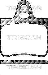 Triscan 8110 38783 - Kit de plaquettes de frein, frein à disque cwaw.fr