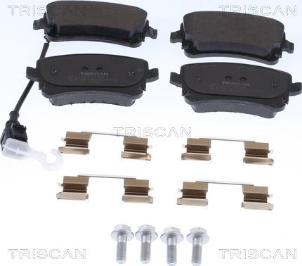 Triscan 8110 29056 - Kit de plaquettes de frein, frein à disque cwaw.fr