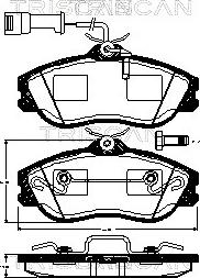 Alanko 10300725 - Kit de plaquettes de frein, frein à disque cwaw.fr