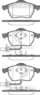 Triscan 8110 29016 - Kit de plaquettes de frein, frein à disque cwaw.fr