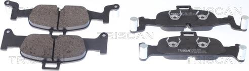 Triscan 8110 29188 - Kit de plaquettes de frein, frein à disque cwaw.fr