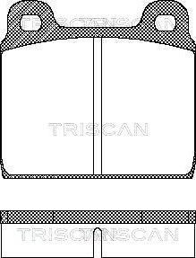 BOSCH 986460111 - Kit de plaquettes de frein, frein à disque cwaw.fr