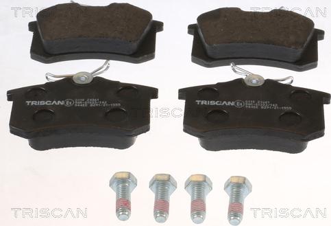 Triscan 8110 24061 - Kit de plaquettes de frein, frein à disque cwaw.fr