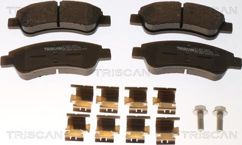 Triscan 8110 24062 - Kit de plaquettes de frein, frein à disque cwaw.fr