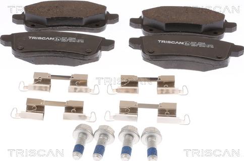 Triscan 8110 25046 - Kit de plaquettes de frein, frein à disque cwaw.fr