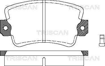 Spidan 0.080111 - Kit de plaquettes de frein, frein à disque cwaw.fr