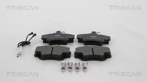 Triscan 8110 25027 - Kit de plaquettes de frein, frein à disque cwaw.fr