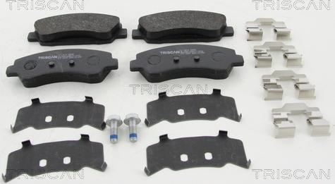 Triscan 8110 28058 - Kit de plaquettes de frein, frein à disque cwaw.fr