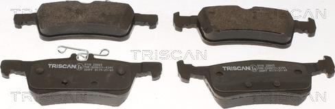 Triscan 8110 28065 - Kit de plaquettes de frein, frein à disque cwaw.fr