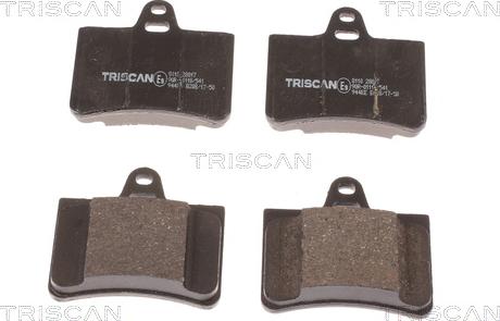 Triscan 8110 28017 - Kit de plaquettes de frein, frein à disque cwaw.fr