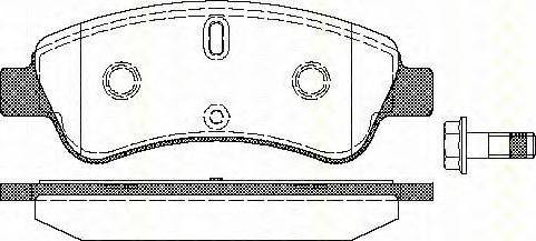 Triscan 8110 28020 - Kit de plaquettes de frein, frein à disque cwaw.fr