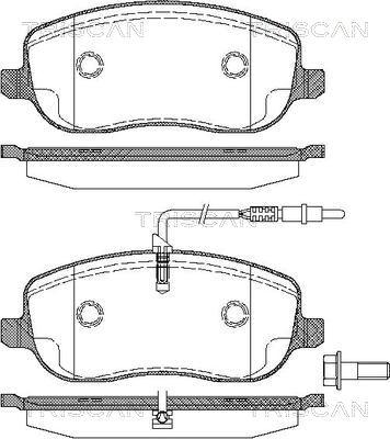 Valeo 597539 - Kit de plaquettes de frein, frein à disque cwaw.fr