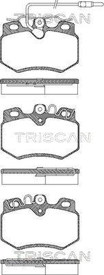 Triscan 8110 28850 - Kit de plaquettes de frein, frein à disque cwaw.fr