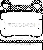 Triscan 8110 23995 - Kit de plaquettes de frein, frein à disque cwaw.fr