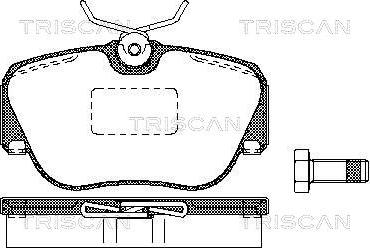 BENDIX 571353 - Kit de plaquettes de frein, frein à disque cwaw.fr