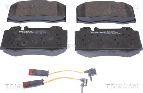 Triscan 8110 23058 - Kit de plaquettes de frein, frein à disque cwaw.fr